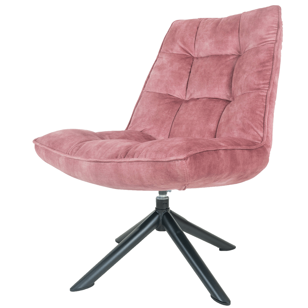 Fauteuil Dorus velvet Pink