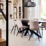 Ovale eettafel Marly 200 cm Zwart dun blad - Afbeelding 4