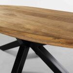 Ovale eettafel Marly 240 cm mangohout - Afbeelding 4