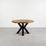 Ronde eettafel 110 cm mangohout