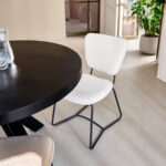 Ronde eettafel mangohout 140 cm Zwart - Afbeelding 4