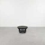 Salontafel Priya 65 cm rond zwart