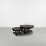Salontafel Priya 65 cm rond zwart - Afbeelding 5