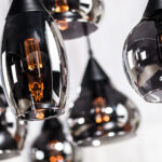 Hanglamp, 8-lichts, H340 smoke glas - Afbeelding 4
