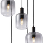 Hanglamp, 5-lichts, H340 smoke glas - Afbeelding 5