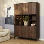 Vakkenkast XL Madison Walnoot | 135 cm - Afbeelding 2