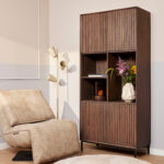 Vakkenkast Madison Walnoot  | 90 cm - Afbeelding 3