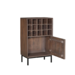 Wijnkast Madison Walnoot - Afbeelding 6